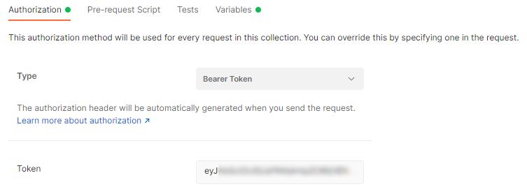 Configure Authorization - Postman