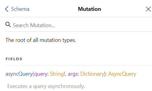 Mutation schema