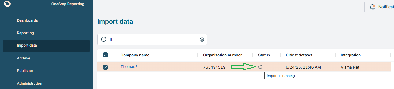 importing data