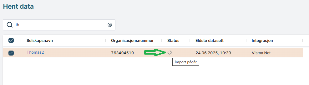 importerer data